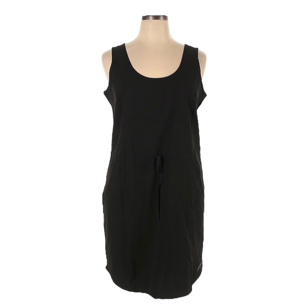 Eddie Bauer Juliana Stretch Black Mini Athleisure Dress Size XL NWT